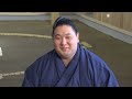 負けられない思いとは。狼雅　新入幕会見　SUMO