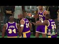 Amazing last minute in a game between Lakers and Celtics