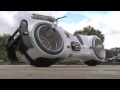 Take a ride on a real Tron bike