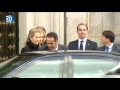 La infanta Cristina coincide con los Reyes en el funeral del infante Carlos