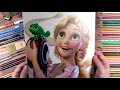 Drawing Rapunzel with Pascal (Tangled) | drawholic