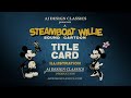 Steamboat Willie Title Card Illustration