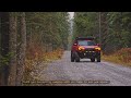 SOLO 4Runner Camping in RAIN - ASMR (4K) - Montana Short Film