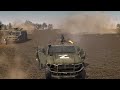 RUSSIAN CONVOY AMBUSHED BY ROAD BOMB IED!