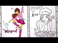 Coloring Drawing Art for Kids Disney Ballerina Coloring Videos for Kids, Toddlers