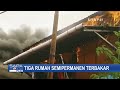 Dugaan Penyebab 36 Rumah Semipermanen di Karo Ludes Terbakar