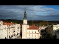 Rynek w Bolkowie. Market square in Bolków. #travel #poland #drone