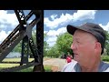 7 Locomotive Coal Train Goes Over Coal Train!  Norfolk Southern Train Over CSX, Kenova West Virginia