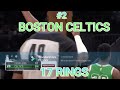 TOP 5 NBA TEAMS
WITH THE MOST RINGS!! #fyp #basketball #shorts