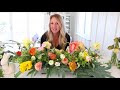 How to Make A Floral Table Runner Centerpiece