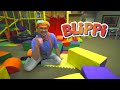 Blippi Visits an Indoor Playground (Kinderland) | Kids Show | Toddler Learning | Dinosaurs