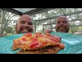 HOW TO MAKE TACO BELL MEXICAN PIZZA ON THE BLACKSTONE GRIDDLE! EASY COPYCAT RECIPE