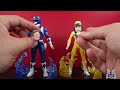 Power Rangers Lightning Collection Remastered MIGHTY MORPHIN BLUE & YELLOW RANGER MMPR Figure Review