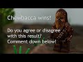 LEGO Chewbacca vs Bounty Hunter Bossk