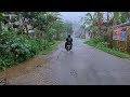 Heavy Rain in a Remote Village in Indonesia | Thunder and Strong Winds | Time to Sleep | Rain Sounds
