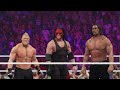 TEAM JOHN CENA VS TEAM BROCK LESNAR