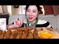 large fried peppers + cheese sticks + potato fries + squid fries ASMR REAL MUKBANG