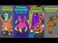 My Singing Monsters, Lost Landscapes, Fanmade, Monster Explorers, Humbug Island Redesign Comparisons