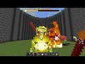 Kobolediator Vs. Mowzie's Mobs Monsters in Minecraft Showcase