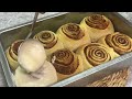 The famous melt-in-the-mouth rolls. Classic American cinnamon rolls. Cinnamon Rolls