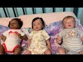 My 3 newborn reborn baby dolls. #fakebsbies #adultdollcollector