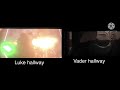 Scene Comparison- Darth Vader’s hallway scene vs Luke Skywalker’s hallway scene