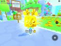 I got a shiny golden exclusive pet in pet simulator 99