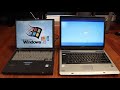 Laptop Race: Windows 98 vs Windows XP