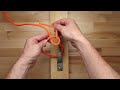 Knots - How to tie a Bowline Knot around an object.