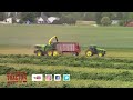 MOWING MERGING HARVESTING Alfalfa with Big Tractors