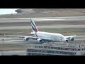 Airbus A380 landing at Nice Côte d'Azur Airport