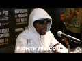 FLOYD MAYWEATHER GETS DEAD SERIOUS; TELLS MCGREGOR 