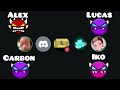 Non-GD Players Guess Difficulty's of Demons! (2.2 Edition) - Geometry Dash