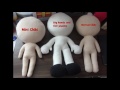 TUTORIAL: How to make a base plushie-anime/human/game character, chibistyles- Cloctor Creations