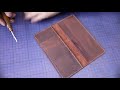 handmade leather wallet | best leather wallet | leather craft | DIY | ASMR