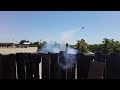 Home made bottle rocket test 1.