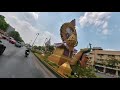 First ride in Bangkok with a Insta360 One X2 cam on my BMW R1200GSA