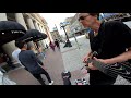 This is not America - Amazing busker improvises EPIC hour long Bowie/Metheny jam