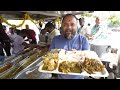 60/- Rs UNLIMITED Thali Street Food India 😍 Ragi Mudde, Desi Ghee Set Dosa, Makhani Biryani