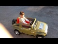 Xander Driving his Hummer