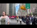 New York City Walking Tour Spring 2024 - Midtown Manhattan 4K NYC Walk 6th Avenue, Central Park