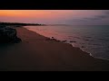2-Hour Late Sunset Over the Beach | Soothing Ocean Waves | 60FPS in 4K UHD