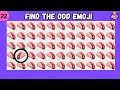 FIND THE ODD EMOJI OUT | odd one out puzzle | Emoji quiz