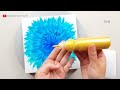 (599) Big blue flower | Easy Painting ideas | Acrylic Painting for beginners | Designer Gemma77