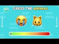 Guess the ANIMAL by Emoji 🐵🐭🐷 | Animal Emoji Quiz