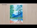 Easy watercolor painting/Watercolor painting/landscape watercolor painting/Watercolor landscape