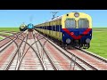 Nine Trains Crossings Railgadi Games♦️Train Simulator 2025 New Route Change Update | #expresstrain