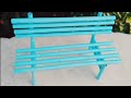 How to make paper bench / DIY paper bench / paper craft / paper mini cute bench DIY / school hacks