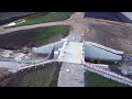 Bau des Hochwasserdamms Wolfental Teil 3   -  Construction of a dam part 3