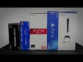 Unboxing every PlayStation Slim Console | Sony PS1, PS2, PS3, PS4, PS5 Slim + Gameplay